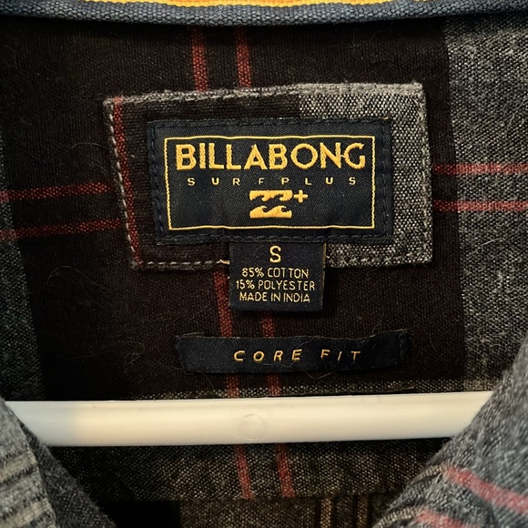 NWOT Billabong Offshore Flannel Shirt small - Picture 3 of 5